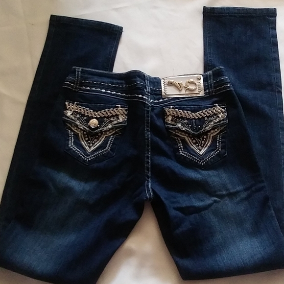 Vingin Only Straight Leg Women Blue Jeans Size 9 - Picture 6 of 13